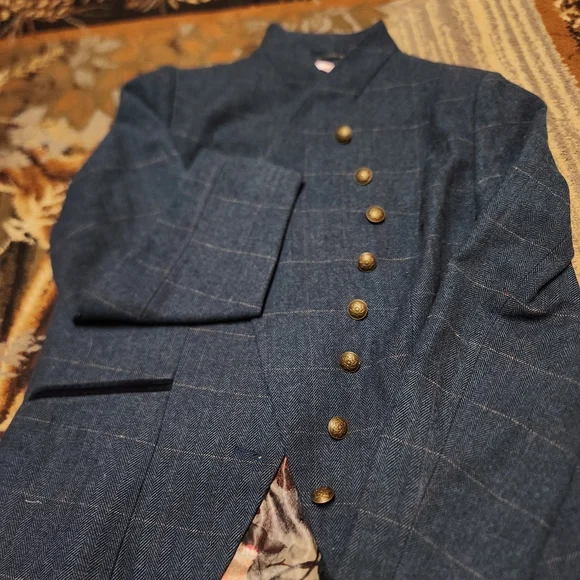 Joe Browns Teal Checkered Women's Blazer - Picture 3 of 15